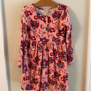 Hanna Andersson pink and red print dress